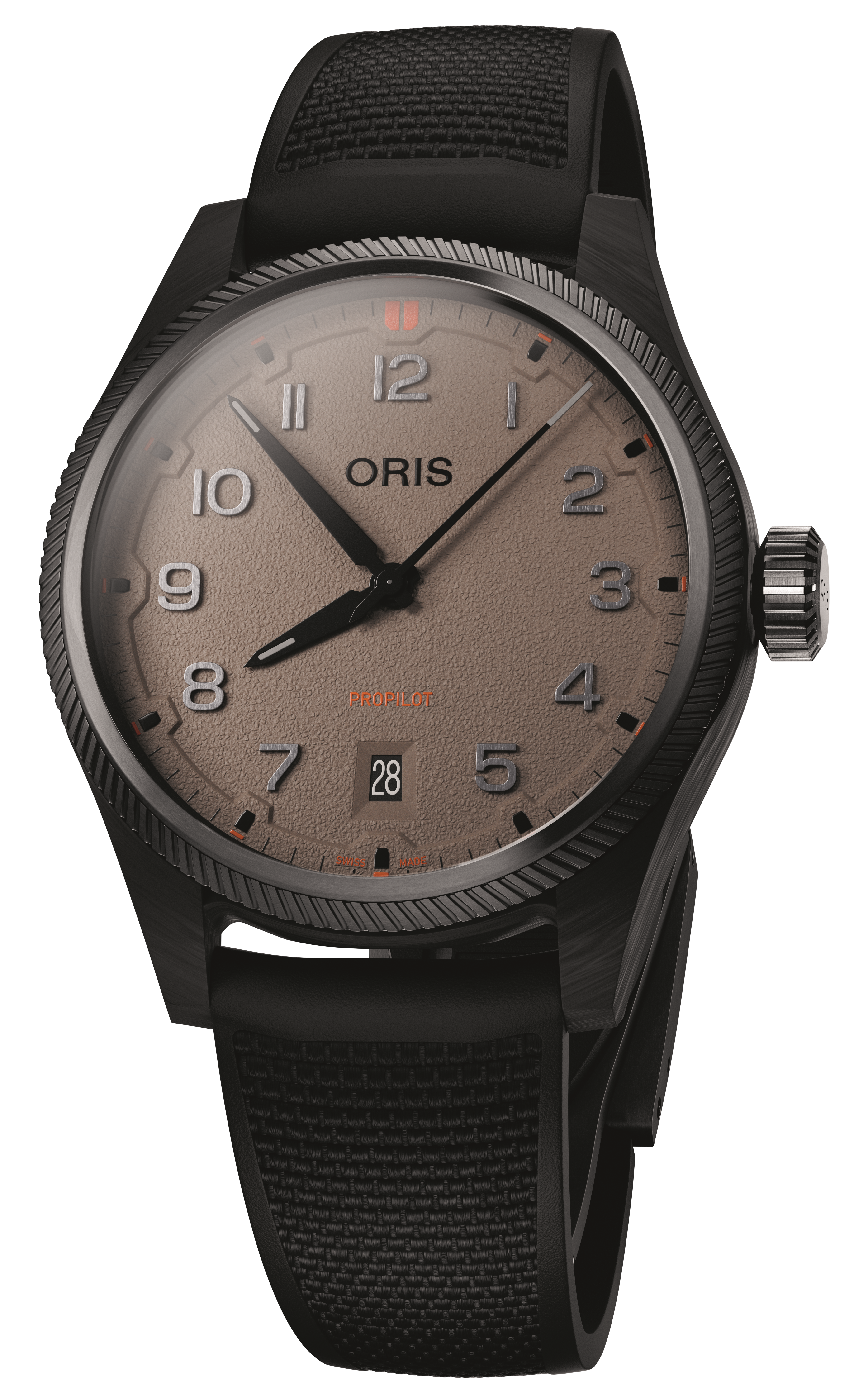 ORIS  Мужские швейцарские часы, автоматический механизм, карбон, 41 мм